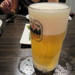 炭火焼肉・韓国料理 KollaBo - アサヒスーパードライ　中