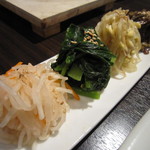 炭火焼肉・韓国料理 KollaBo - ナムル盛合せ