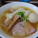 中華そば さわ - ワンタン麺塩＋味玉