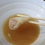 中華そば さわ - ラストワンタン