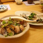 まいもんや かっぱ - 2020年7月　アサリ酒蒸しとハマグリ酒蒸し