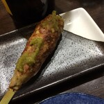 三酉屋 - 私が頼んだ、柚子胡椒つくね