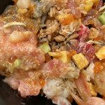 烏賊 鮨ダイニング 鮮助 - 赤米の酢めし。