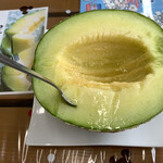 日研農園 - まんぞく半玉メロン。1,000円