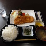 割烹食堂 中越 - とんかつ定食　御飯大盛り