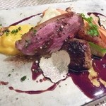 ビストロ ダイア - 分厚い鴨肉・小さいながらも存在感大のフォアグラ・トリュフもグー！