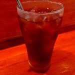 栄夏 - アイスティー(ランチ料金＋300円税込)  和紅茶ですよん。