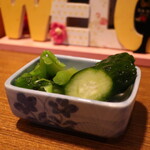 リビングバー tutu - 青菜と胡瓜の浅漬け