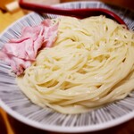 焼きあご塩らー麺 たかはし - 塩つけ麺　900円     麺のみ