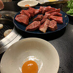 京松蘭 - 玉子をつけて食べましょう♪