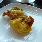 広東料理 センス - 2012年5月やっぱり美味しかった！「揚げ海老ワンタンのマンゴーマヨネーズ」