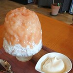 つばめ氷菓店 - ももミルク+マスカルポーネ