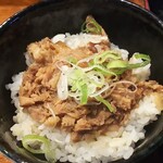 すすきのらぁめん 膳 - セットのミニチャーシュー丼？