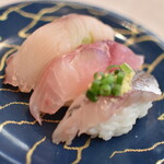 ぐるめ寿司 - 本日三種（３００円＋税）２０２０年７月