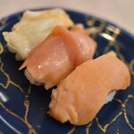 ぐるめ寿司 - 貝三種（３００円＋税）２０２０年７月