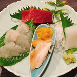 龍のかくれんぼ - 本日のお造り盛り合わせ