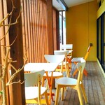 三茶cafe - テラス席