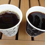 有限会社まめせん - 左：トラジャ・右：水出しコーヒー