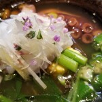 ラーメン巌哲 - 創作塩つけ麺「明石蛸」