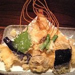 名古屋 - 天ぷら定食　天ぷらアップ