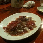 あおぞら食堂 - 骨付き肉からそぎ落としていただく生ハム！