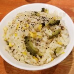 麺屋 六感堂 - ゴーヤチャンプルー炊き込みご飯