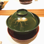 蕎麦割烹  倉田 - 鱧に梅肉載せ翡翠冬瓜