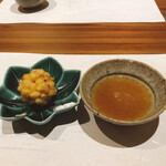 蕎麦割烹  倉田 - 玉蜀黍の掻き揚げ