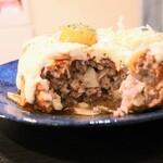 ルッカ - 韓国風月見 チーズハンバーグ