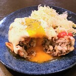 ルッカ - 韓国風月見 チーズハンバーグ