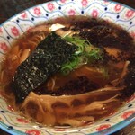 自家製麺 カミカゼ - 醤油焦がしネギラーメン