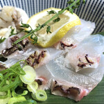 寿製麺 よしかわ - 真鯛刺身