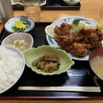 Teishokunomise Tsukasa - R２年７月、とりからあげ定食（850円）