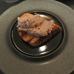 リストランテ カノフィーロ - 鶏白レバーのクロスティーニ