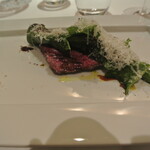 リストランテ カノフィーロ - 旭川産高砂牛カイノミ肉のグリーリア