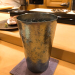 木挽町 とも樹 - 麦焼酎の水割り