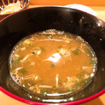 木挽町 とも樹 - 今日のお魚のあら汁