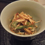 まき村 - 隠元蓮椎茸胡麻クリーム和え