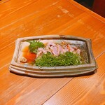 鶏家 たちばな - 地鶏ももタタキ