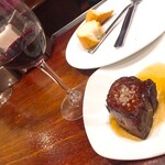 La Cuchara de San Telmo - フォアグラと赤ワイン