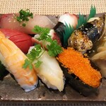 玄海鮨 - 竹にぎり1000円