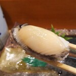 玄海鮨 - アワビ  ３００円です(笑)