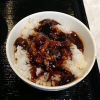 中国意境菜 白燕 - お替り飯は余ったタレを全部ぶっかけて食べました！