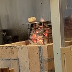 原始焼 日本酒 雨のち晴レルヤ。 - 焼きおにぎり、美味しそ!