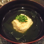 まき村 - 車海老糝薯清汁仕立