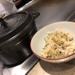 Gyuuya -Tetsu- - 鉄板焼き　ウニトリュフご飯