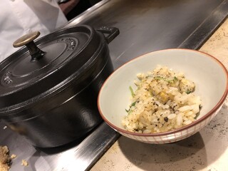 Gyuuya -Tetsu- - 鉄板焼き　ウニトリュフご飯