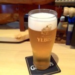 洋食屋台BAR 剣や - ビールはエビスです☆
                                ギネスもあります。