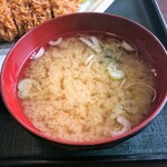 とんかつハウス - とんかつハウス　味噌汁