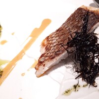 AZUR et MASA UEKI - ⚫豊潤 The Rich & Luxury「旬鮮魚　空豆　甘海老」